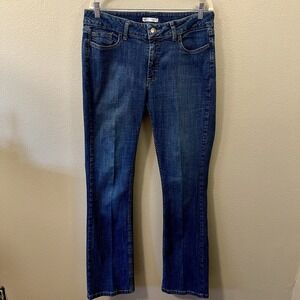 Lee Riders Bootcut Denim Jeans Mid Rise Stretch Blue Size 14 L